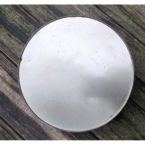 Vintage Currier & Ives American Railroad Scene Snow Bound Train Round 10" Tin - Picture 8 of 11